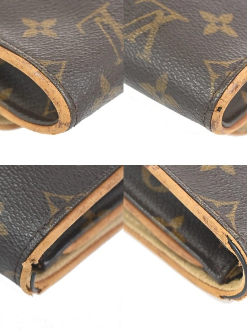 LOUIS VUITTON Pochette Twin GM 2Way Shoulder Bag Monogram Brown M51852 33KC733 - Picture 8 of 16